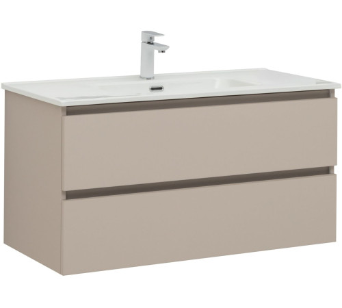 Тумба под раковину Aquanet Вега 2.0 100 бежевый