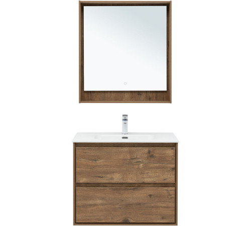 Тумба под раковину Aquanet Милан 80 дуб рустикальный