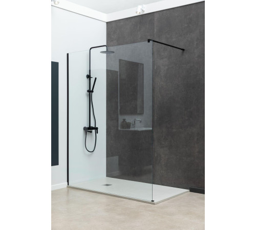 Душевая перегородка Allen Brau Infinity 1 90 3.21009.BBA черный браш
