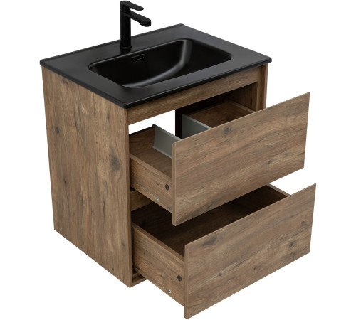 Тумба под раковину Aquanet Милан 60 дуб рустикальный