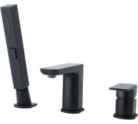 Смеситель на борт ванны Allen Brau Infinity 5.21008-31 (с внутренней частью) черный матовый