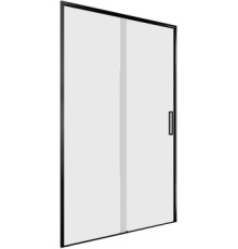 Душевая дверь Aquanet Pleasure Evo 110 AE65-N110-BT профиль черный, прозрачное стекло