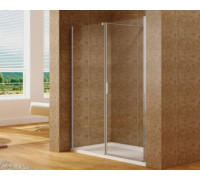 Душевая дверь Aquanet Cinetic 170, прозрачное стекло (AE12-N-80H190U-CT + AE12-F-90H190U-CT)