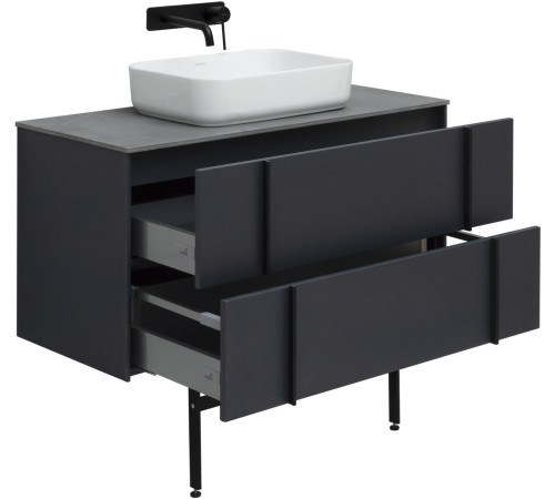 Тумба под раковину Allen Brau Reality 100 1.32007.AM антрацит матовый