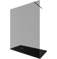 Душевая перегородка Allen Brau Infinity 1 160 3.21036.60.T медь браш