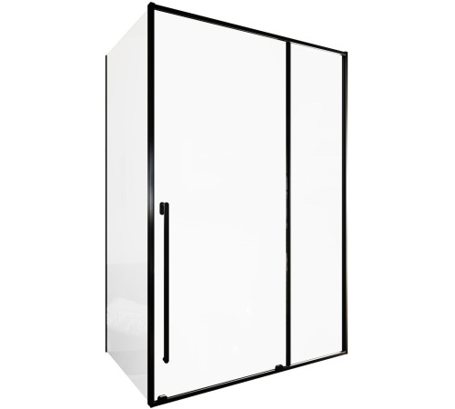 Душевой уголок Allen Brau Fantasy 140x100 3.11008.31 + 3.11014.31 черный матовый