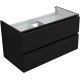 Тумба под раковину Aquanet Вега 2.0 90 черный