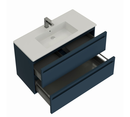 Тумба под раковину Allen Brau Eclipse 100 1.E1003.BGM 2.0 синий матовый