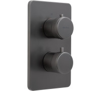 Смеситель для ванны Allen Brau Priority 5.31213-MG (с внутренней частью, 2 выхода) графит браш