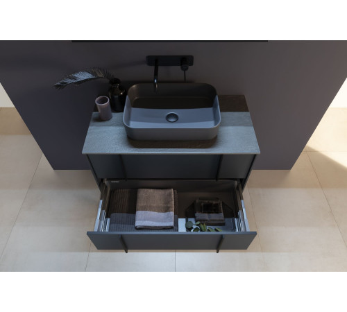 Тумба под раковину Allen Brau Reality 80 1.32005.AM антрацит матовый