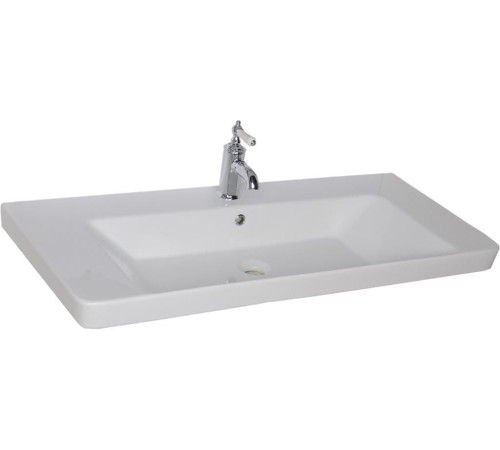 Тумба под раковину Aquanet София 105 белый глянец (2 ящика)