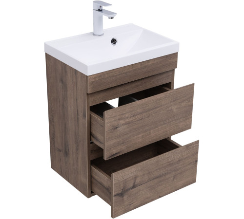 Тумба под раковину Aquanet Нота New 50 дуб веллингтон табак