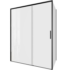 Душевой уголок Aquanet Pleasure Evo 150x90 AE65-150x90-BT профиль черный, прозрачное стекло