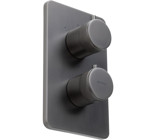 Смеситель для ванны Allen Brau Priority 5.31314-MG (с внутренней частью, 3 выхода) графит браш