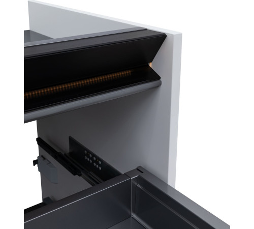 Тумба под раковину Allen Brau Activity 90 1.34005.WM белый матовый/черный браш