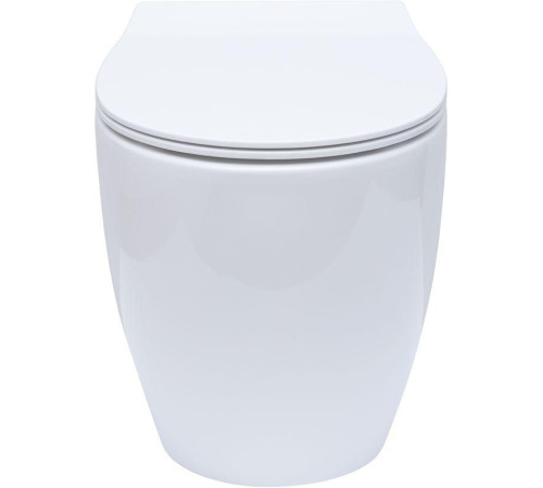 Чаша приставного унитаза Allen Brau Fantasy 4.11007.20 белый глянец