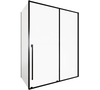 Душевой уголок Allen Brau Fantasy 160x100 3.11010.31 + 3.11014.31 черный матовый