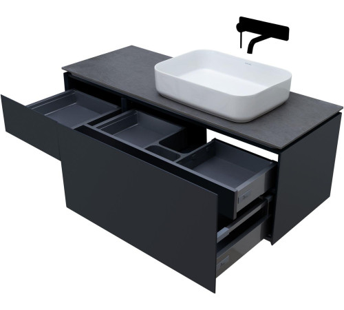 Тумба под раковину Allen Brau Infinity 120 1.21008.AM R антрацит матовый