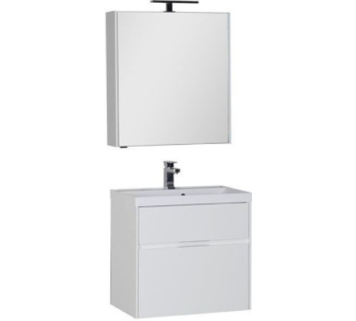 Мебель для ванной Aquanet Латина 70 белый (2 ящика)