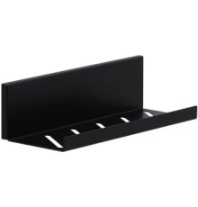 Полка Aquanet Магнум 30x8 черная матовая, открытая