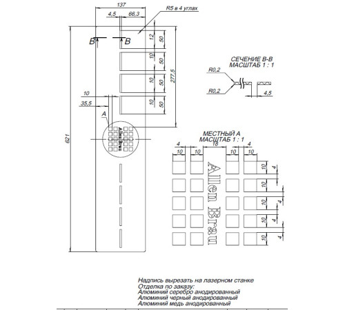 Накладка для сифона Allen Brau Infinity 8.210N3-BBA черный браш