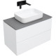 Тумба под раковину Allen Brau Infinity 85 1.21001.WM белый матовый