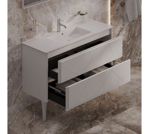 Тумба под раковину Allen Brau Paris 120 1.360003.WM белый матовый