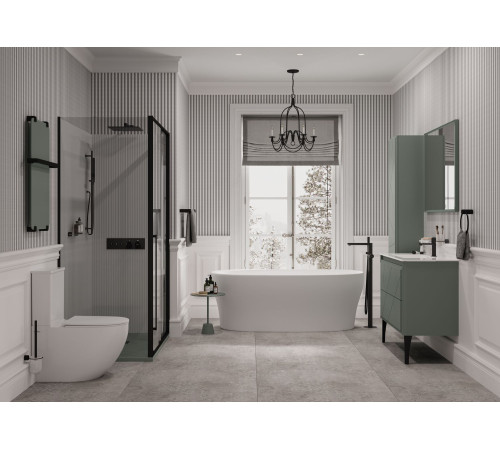 Тумба под раковину Allen Brau Paris 100 1.360002.WM белый матовый