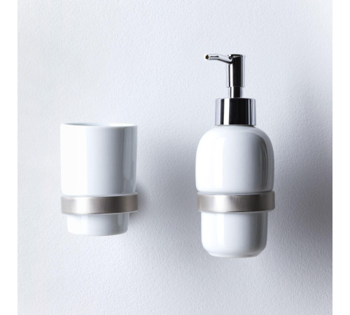 Стакан Allen Brau Priority 6.31002-BN белый/никель браш