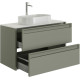 Тумба под раковину Allen Brau Fantasy 120 1.11005.CGM 2.0 олива матовый
