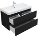 Тумба под раковину Aquanet Вега 2.0 90 черный