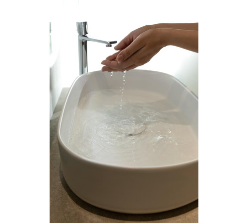 Раковина накладная Allen Brau Fantasy 55 4.11022.20 белый глянец