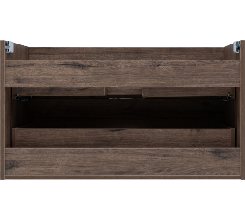 Тумба под раковину Aquanet Алвита New 90 2 ящика, дуб веллингтон табак