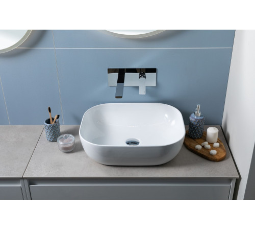 Раковина накладная Aquanet Lake-1