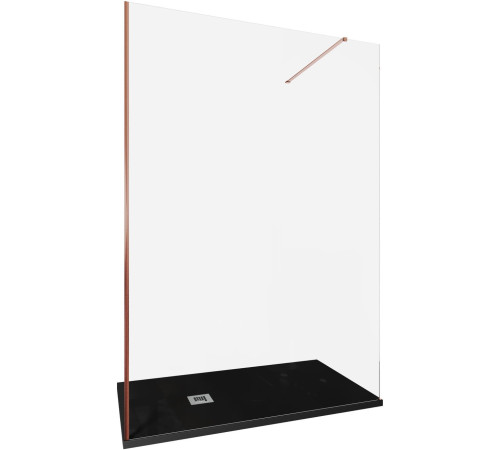 Душевая перегородка Allen Brau Infinity 1 140 3.21029.60 медь браш