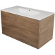 Тумба под раковину Allen Brau Glority 90 1.35001.NW дуб антик