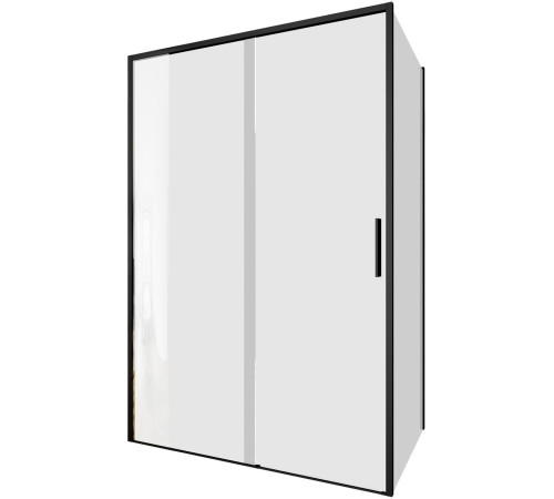 Душевой уголок Aquanet Pleasure Evo 130x90 AE65-130x90-BT профиль черный, прозрачное стекло