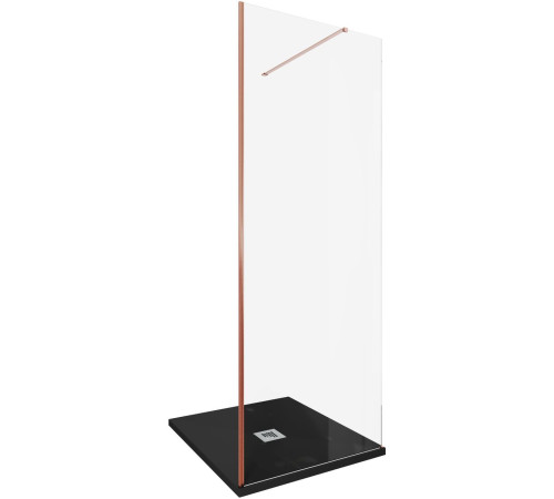 Душевая перегородка Allen Brau Infinity 1 80 3.21005.60 медь браш