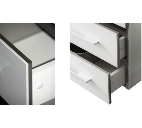 Тумба под раковину Aquanet Верона 100 белый (напольная 3 ящика)