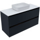 Тумба под раковину Allen Brau Activity 120 1.34007.AM антрацит матовый/черный браш