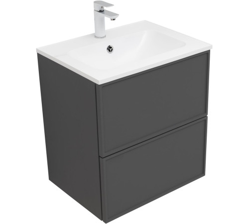 Тумба под раковину Aquanet Арт 60 ясень графит