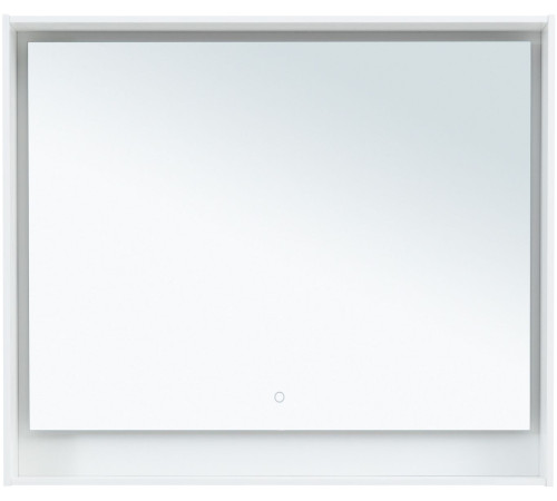 Зеркало Aquanet Милан 100 белый глянец