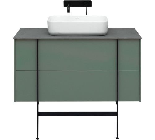 Тумба под раковину Allen Brau Reality 100 1.32007.CGM олива матовый