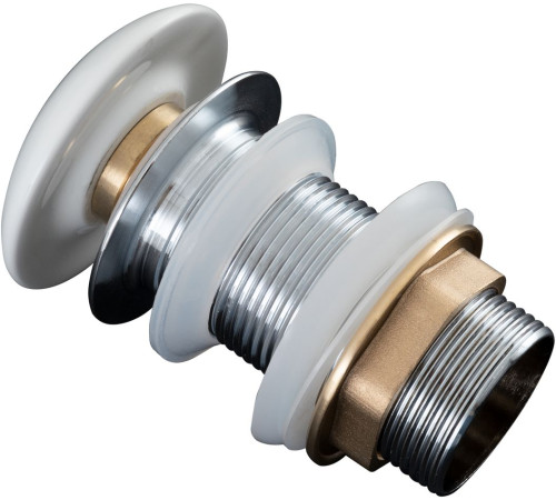 Донный клапан Aquanet белый, без перелива