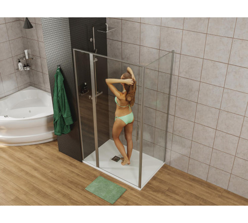 Душевой уголок Allen Brau Priority 160x80 3.31037.00 + 3.31040.00 хром