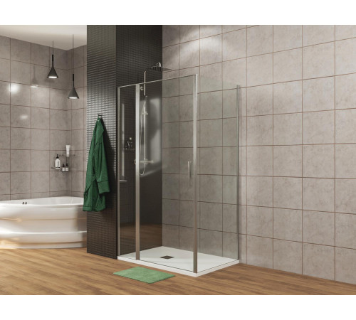 Душевой уголок Allen Brau Priority 90x80 3.31001.00 + 3.31013.00 хром