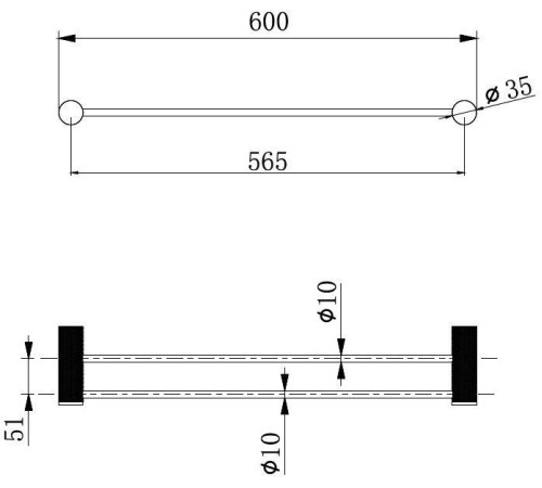 Держатель для полотенца Allen Brau Priority 4.0 6.31C12-BN никель браш
