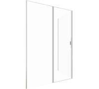 Душевой уголок Allen Brau Priority 140x80 3.31035.BA + 3.31041.BA серебро браш