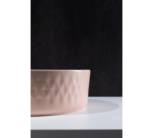 Раковина накладная Allen Brau Fantasy Romb 36 4.11033.SM розовый