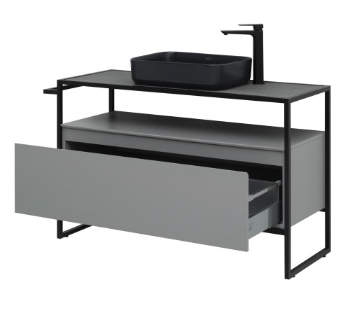 Тумба под раковину Allen Brau Priority 120 1.31004.PGM платина матовый